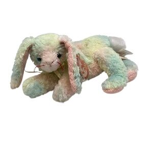 TY | Cottonball the Rainbow Bunny | 2001 Beanie Baby